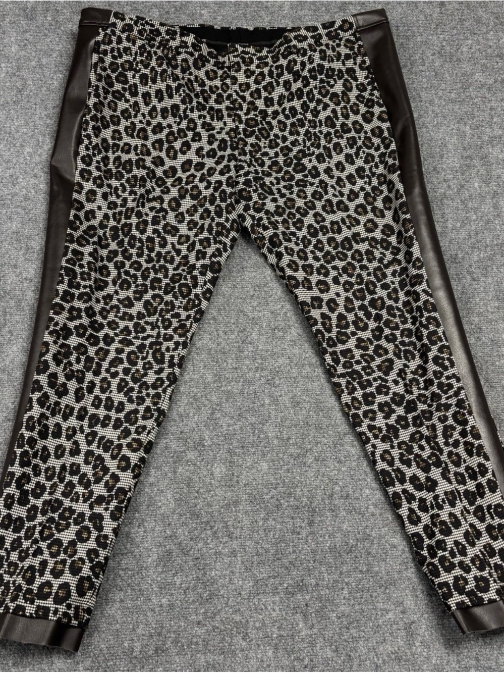 Versace Leopard Print Pants Wmns Sz 54